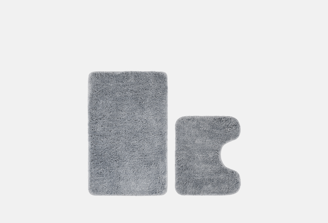 Комплект ковриков для ванны и туалета CARPETS, Серый, 50х80, 40х50, серый с ворсом 2 шт
Комплект ковриков для ванны и туалета CARPETS, Серый, 50х80, 40х50, серый с ворсом 2 шт