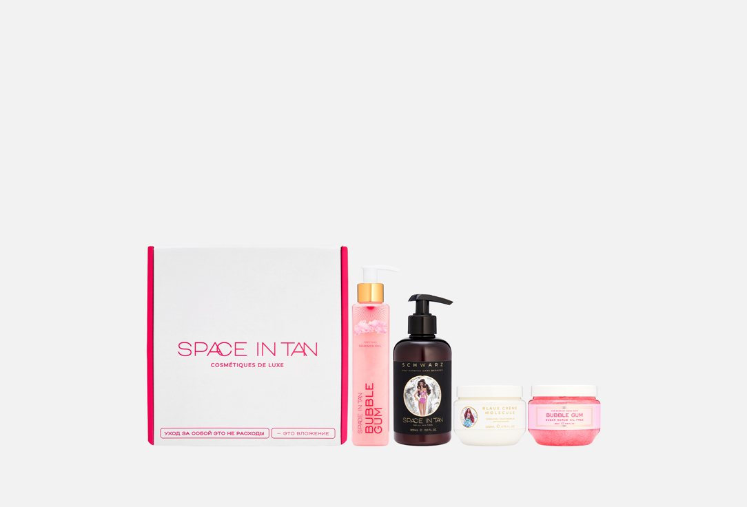 Набор для загара SPACE IN TAN, С УСИЛЕННЫМ БРОНЗИРУЮЩИМ ЭФФЕКТОМ 4 шт
Набор для загара SPACE IN TAN, С УСИЛЕННЫМ БРОНЗИРУЮЩИМ ЭФФЕКТОМ 4 шт