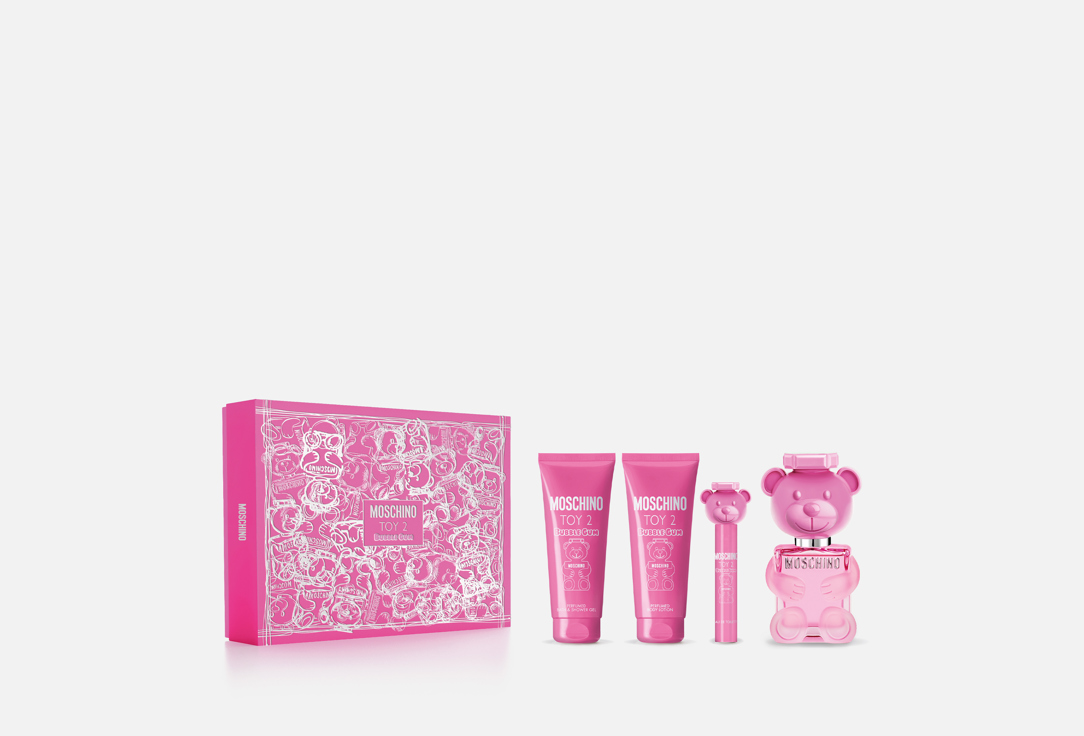 Подарочный парфюмерный набор MOSCHINO, TOY 2 BUBBLE GUM 4 шт
Подарочный парфюмерный набор MOSCHINO, TOY 2 BUBBLE GUM 4 шт