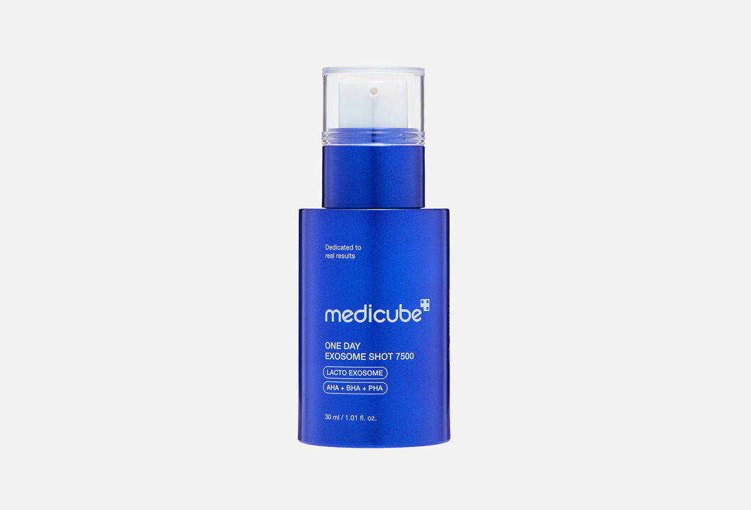 Сыворотка для лица с экзосомами и спикулами MEDICUBE, ONE DAY EXOSOME SHOT PORE 7500 30 мл
Сыворотка для лица с экзосомами и спикулами MEDICUBE, ONE DAY EXOSOME SHOT PORE 7500 30 мл