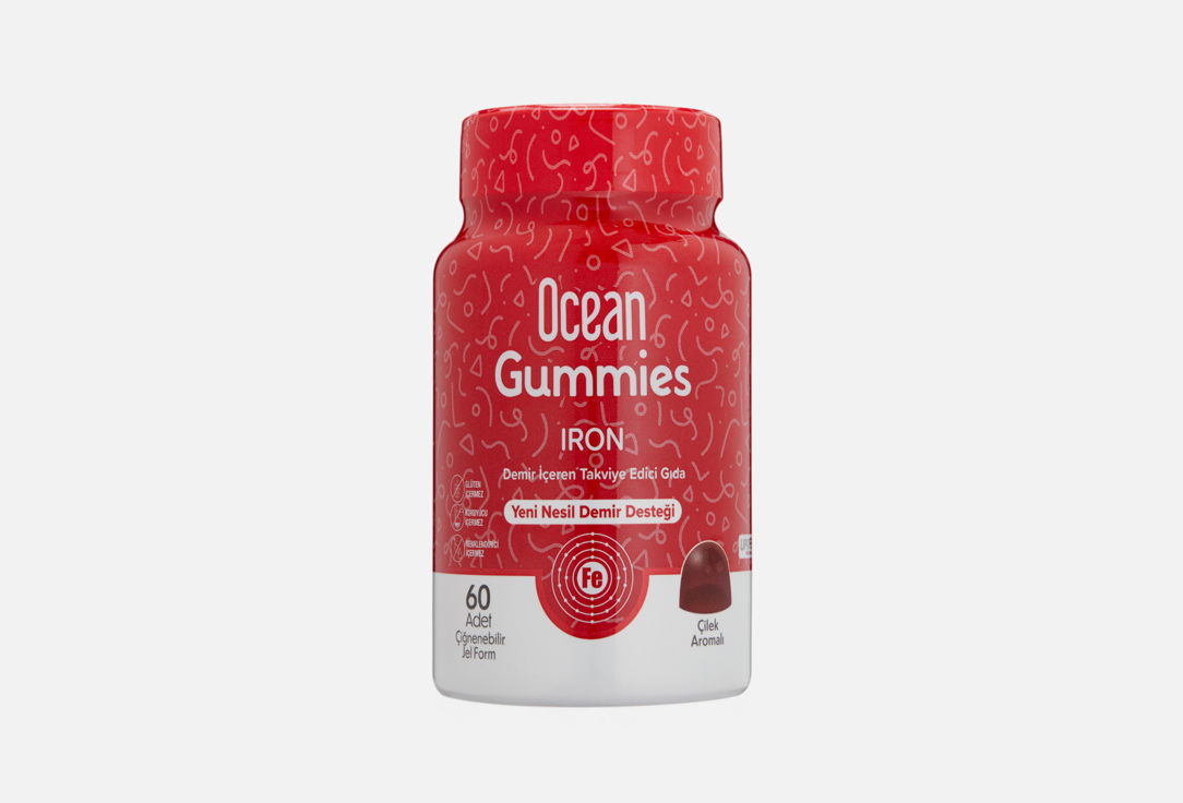 Железо ORZAX OCEAN, Gummies 8,5 г в пастилках 60 шт
Железо ORZAX OCEAN, Gummies 8,5 г в пастилках 60 шт