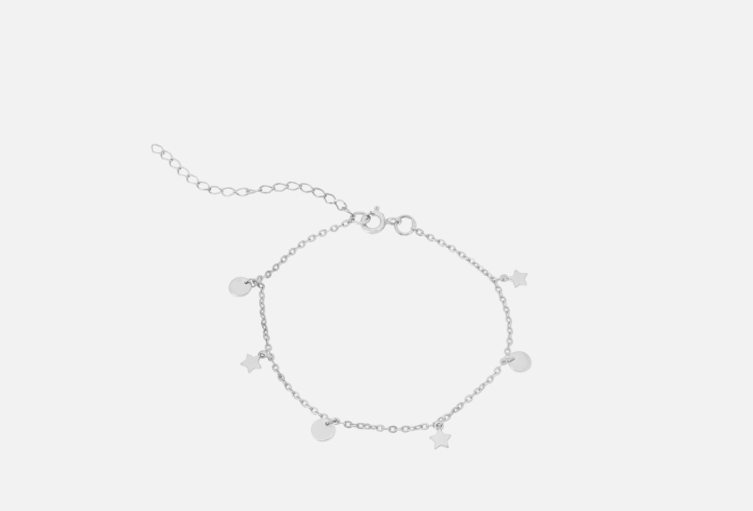 Браслет серебряный BALTSILVER, С подвесками звезда Drops 1 шт
Браслет серебряный BALTSILVER, С подвесками звезда Drops 1 шт