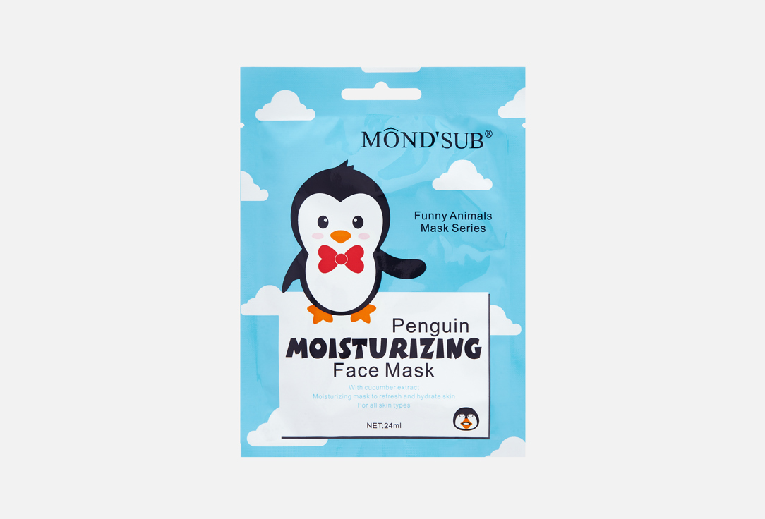 тканевая Маска для лица MONDSUB, Baby Penguin 1 шт
тканевая Маска для лица MONDSUB, Baby Penguin 1 шт