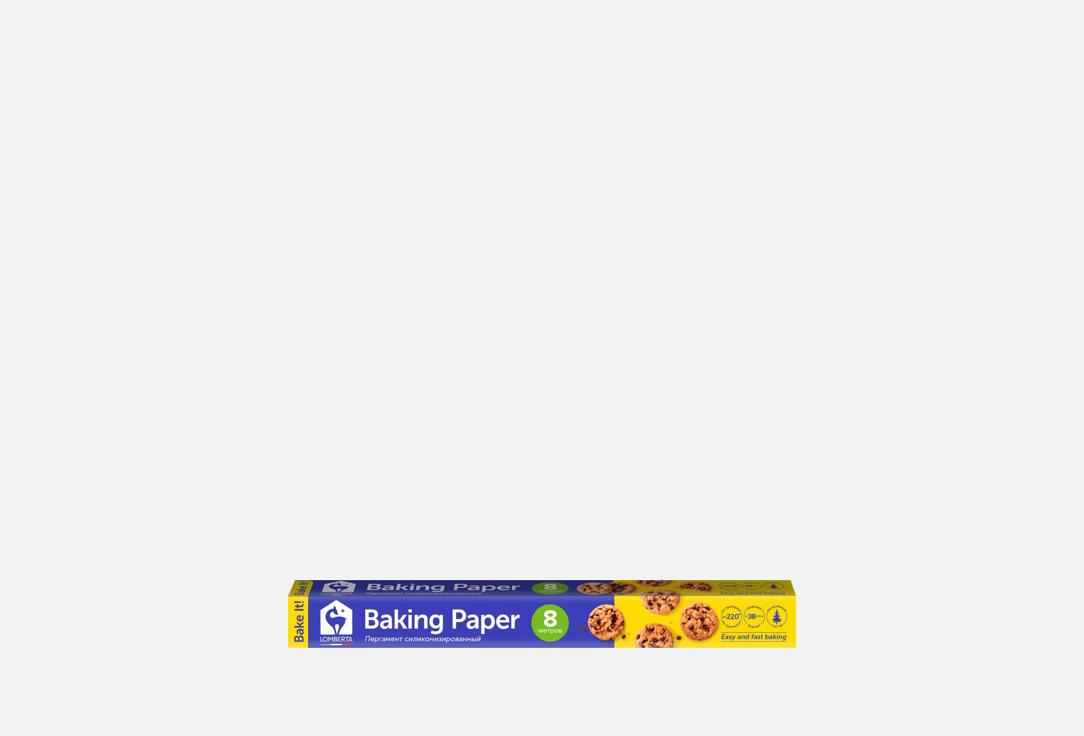 Пергамент для выпечки, 8 м LOMBERTA, Bake it! 1 шт
Пергамент для выпечки, 8 м LOMBERTA, Bake it! 1 шт