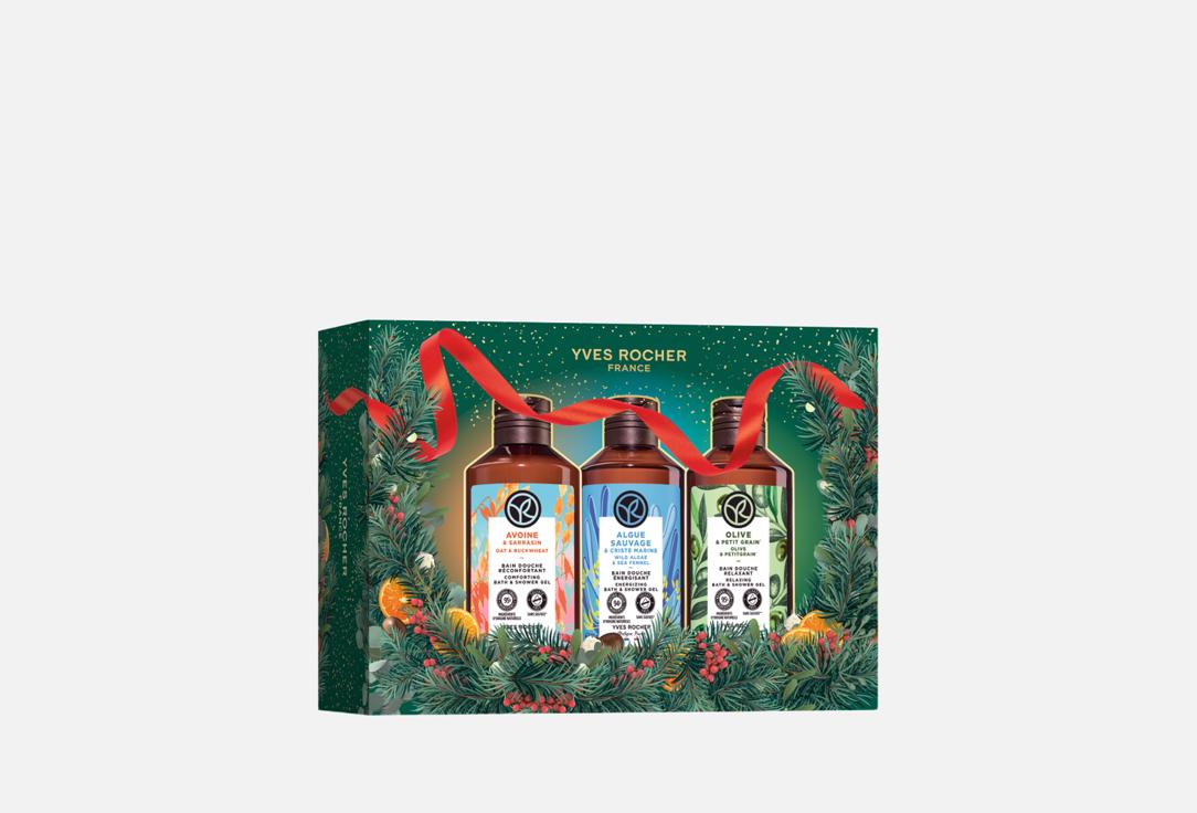 Подарочный набор для душа и ванны YVES ROCHER, Богатство природы 3 шт
Подарочный набор для душа и ванны YVES ROCHER, Богатство природы 3 шт