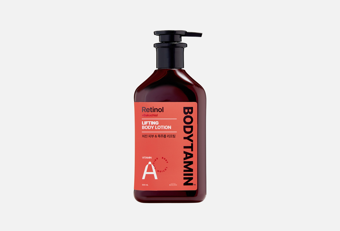 Лосьон для упругости и гладкости кожи тела PASSION&BEYOND, BODYTAMIN RETINOL A LIFTING 300 мл
Лосьон для упругости и гладкости кожи тела PASSION&BEYOND, BODYTAMIN RETINOL A LIFTING 300 мл