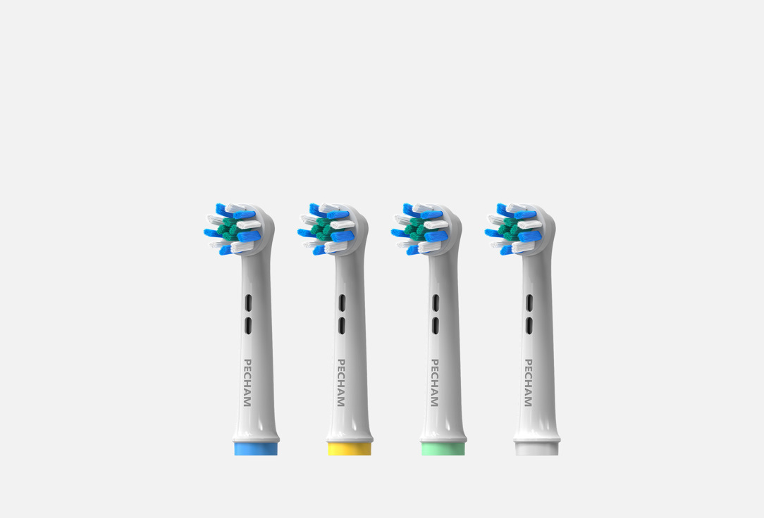 Сменные насадки с круговым движением PECHAM, Белый, PC-3200-1 4 шт
Сменные насадки с круговым движением PECHAM, Белый, PC-3200-1 4 шт