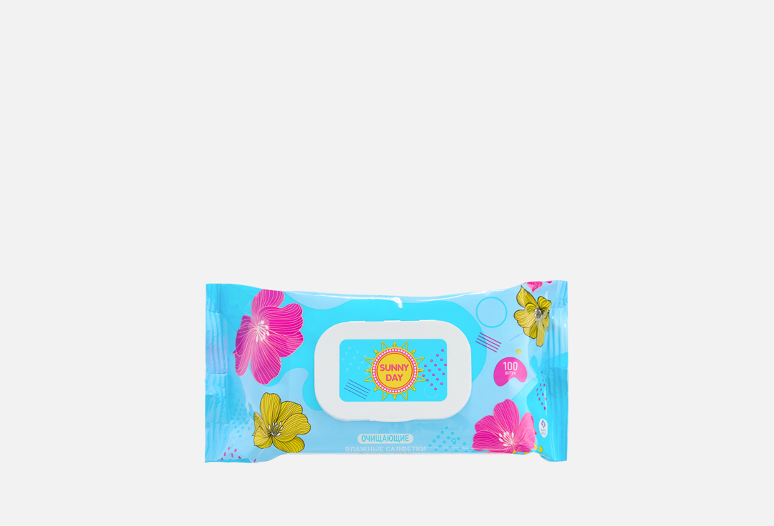 Очищающие влажные салфетки SUNNY DAY, Wet Wipes 100 шт
Очищающие влажные салфетки SUNNY DAY, Wet Wipes 100 шт