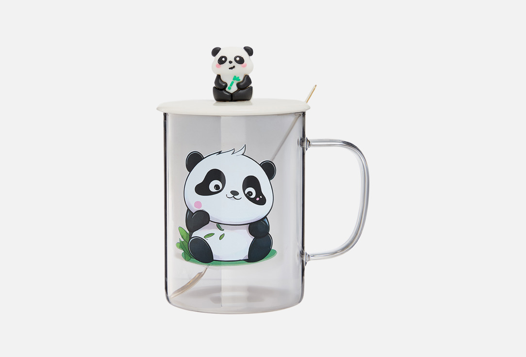 Кружка с крышкой и ложкой TOPGIFT, Принт, Панда 2 шт
Кружка с крышкой и ложкой TOPGIFT, Принт, Панда 2 шт