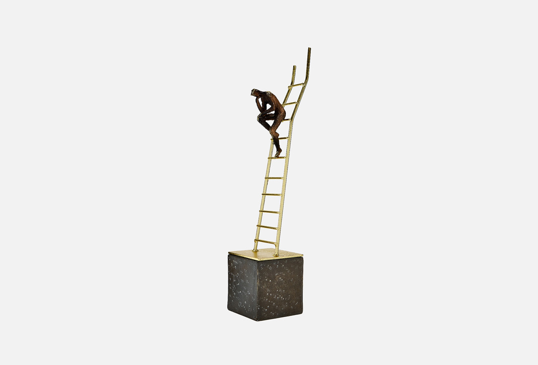 Фигурка декоративная TOPGIFT, Золотой, Человек на лестнице, 8x8x39,5 см 1 шт
Фигурка декоративная TOPGIFT, Золотой, Человек на лестнице, 8x8x39,5 см 1 шт