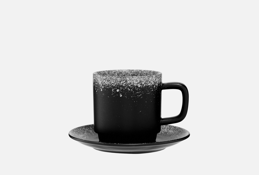 Чашка с блюдцем TOPGIFT, Черный, Черная 1 пар
Чашка с блюдцем TOPGIFT, Черный, Черная 1 пар
