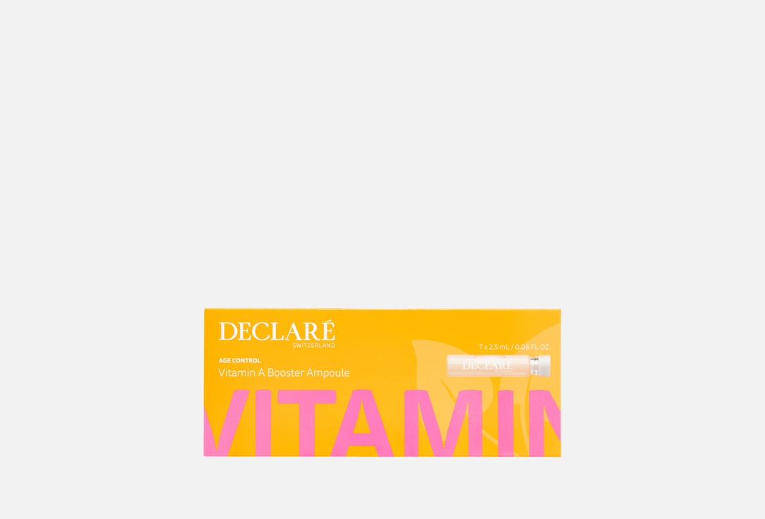 Набор ампул для лица DECLARE, Vitamin А 7 шт
Набор ампул для лица DECLARE, Vitamin А 7 шт