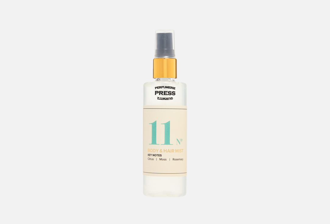 Парфюмированный мист для волос и тела PRESS GURWITZ PERFUMERIE, № 11 100 мл
Парфюмированный мист для волос и тела PRESS GURWITZ PERFUMERIE, № 11 100 мл