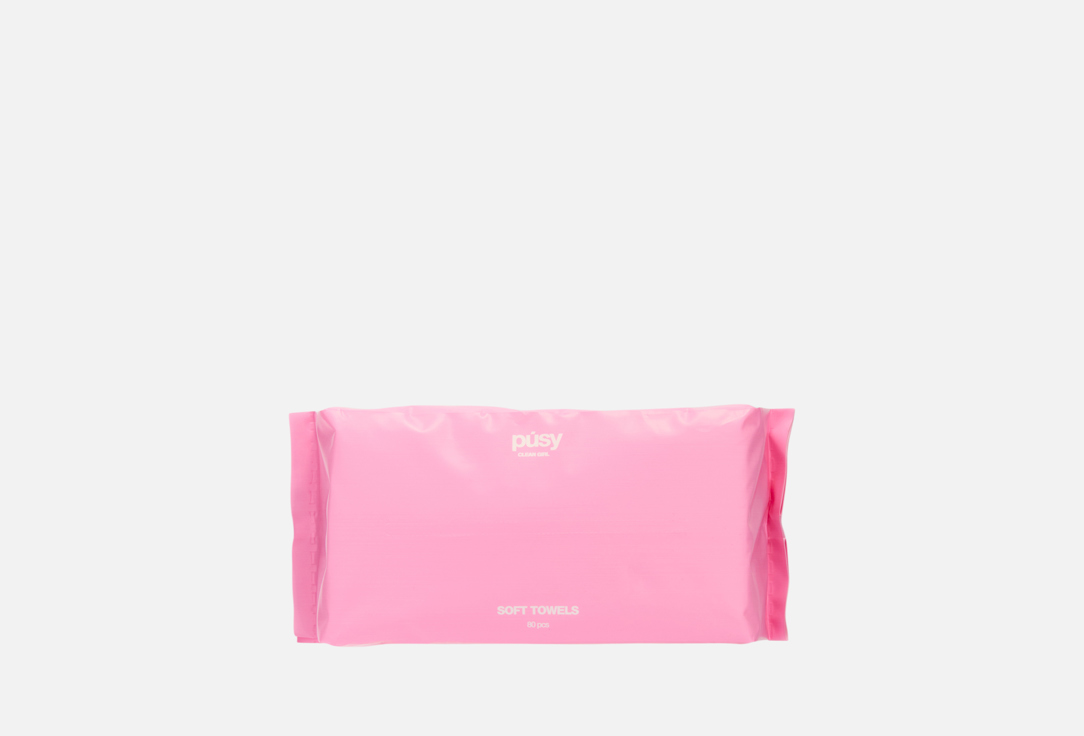 Одноразовые нетканые полотенца для лица PUSY, Clean girl 80 шт
Одноразовые нетканые полотенца для лица PUSY, Clean girl 80 шт