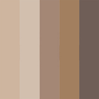 Catrice Тени для век 5 In A Box Mini 010 Golden Nude Look 4 г
