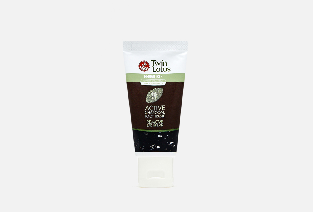 Зубная паста TWIN LOTUS, Dok Bua Ku Herbalist Active Charcoal Toothpaste 50 г
Зубная паста TWIN LOTUS, Dok Bua Ku Herbalist Active Charcoal Toothpaste 50 г