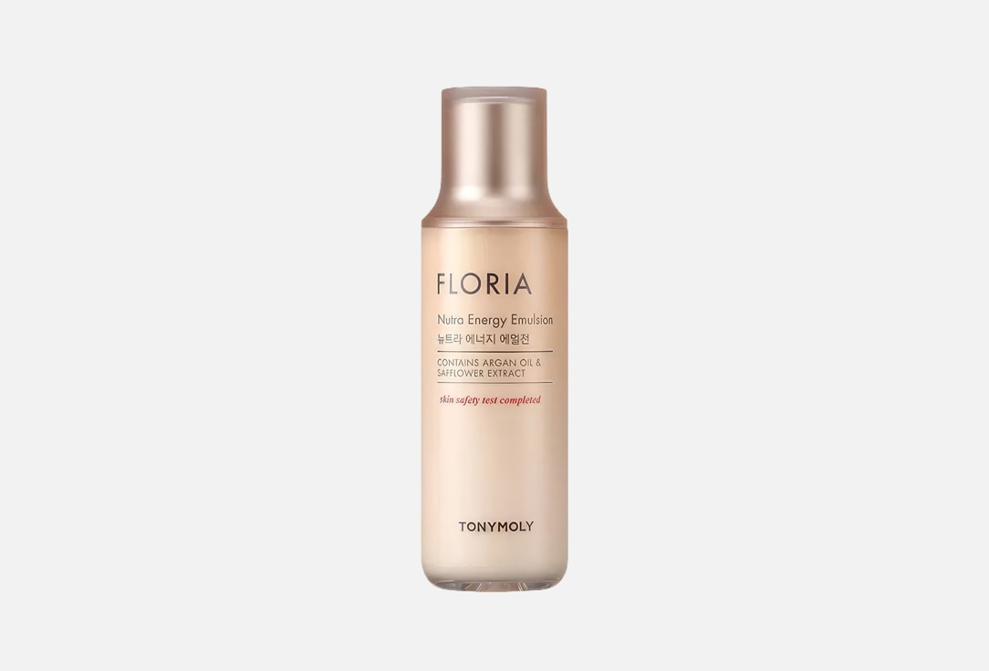 Увлажняющая эмульсия для лица с аргановым маслом TONY MOLY, FLORIA Nutra Energy Emulsion 160 мл
Увлажняющая эмульсия для лица с аргановым маслом TONY MOLY, FLORIA Nutra Energy Emulsion 160 мл