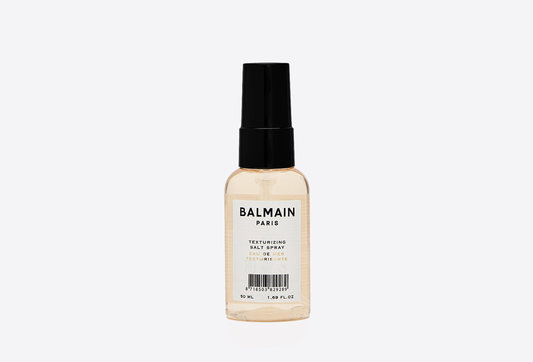 Текстурирующий солевой спрей для волос BALMAIN, Texturizing Salt Spray travel size 50 мл
Текстурирующий солевой спрей для волос BALMAIN, Texturizing Salt Spray travel size 50 мл