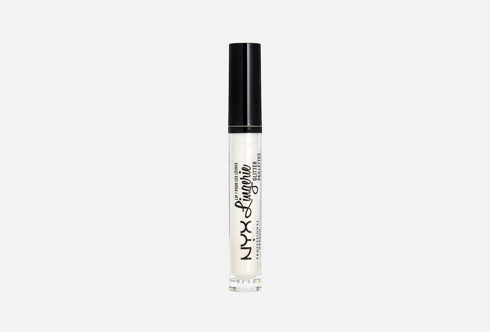 NYX PROFESSIONAL MAKEUP БЛЕСК ДЛЯ ГУБ LIP LINGERIE GLITTER 01 CLEAR 3 4 мл купить цена в Москве