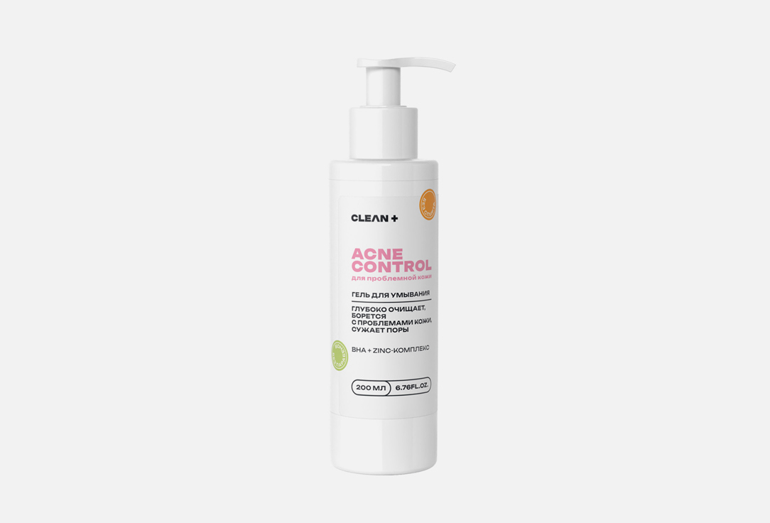 Гель для лица CLEAN+, ACNE CONTROL 200 мл
Гель для лица CLEAN+, ACNE CONTROL 200 мл