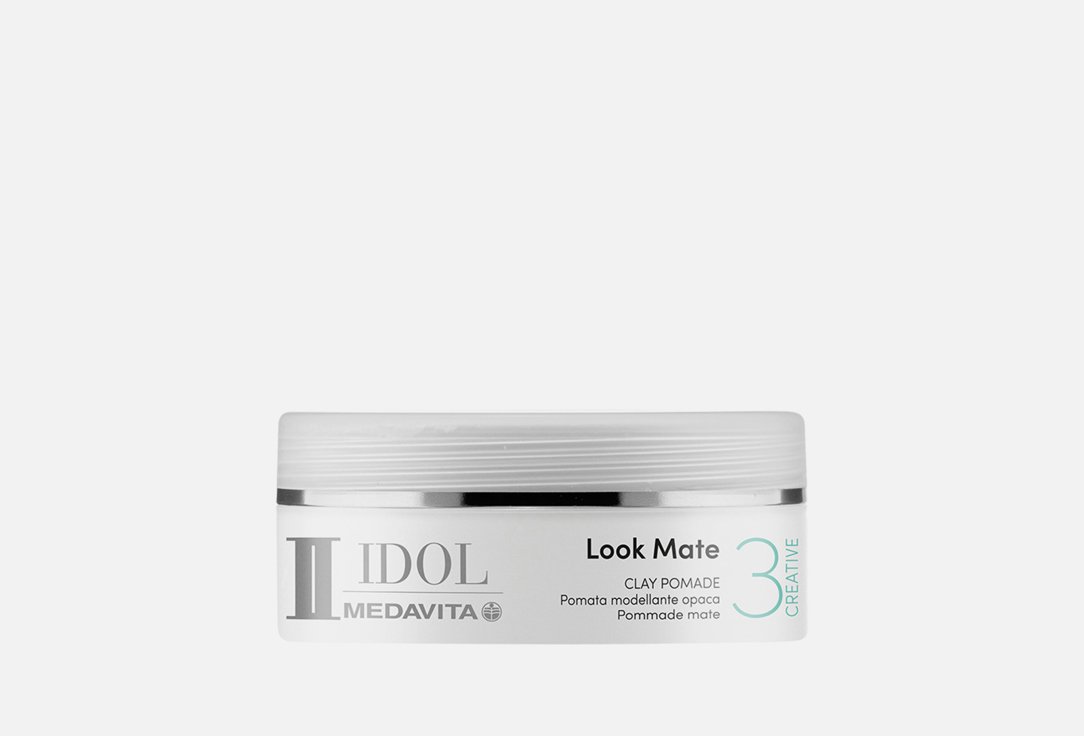 Глина для моделирования волос MEDAVITA, Idol look mate clay pomade 100 мл
Глина для моделирования волос MEDAVITA, Idol look mate clay pomade 100 мл