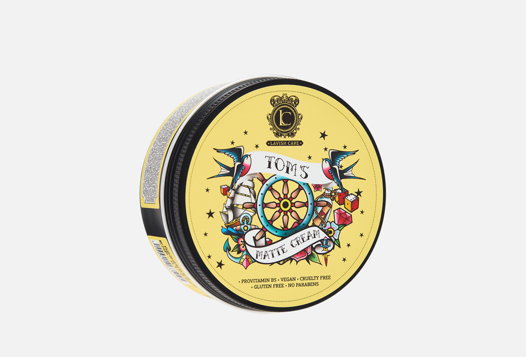 Детская матовая помада для укладки волос LAVISH CARE, Tom's matte cream 100 г
Детская матовая помада для укладки волос LAVISH CARE, Tom's matte cream 100 г