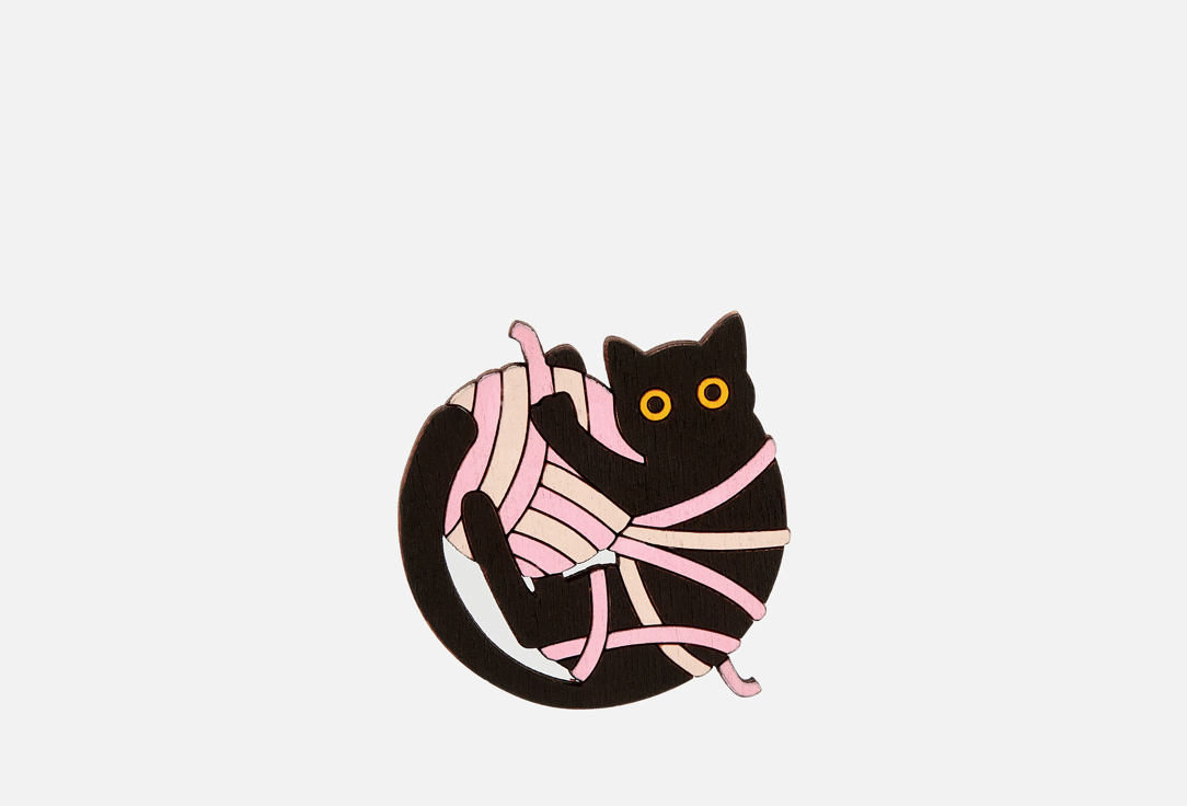 Брошь YES PLEASE!, Кот с клубком 1 шт
Брошь YES PLEASE!, Кот с клубком 1 шт