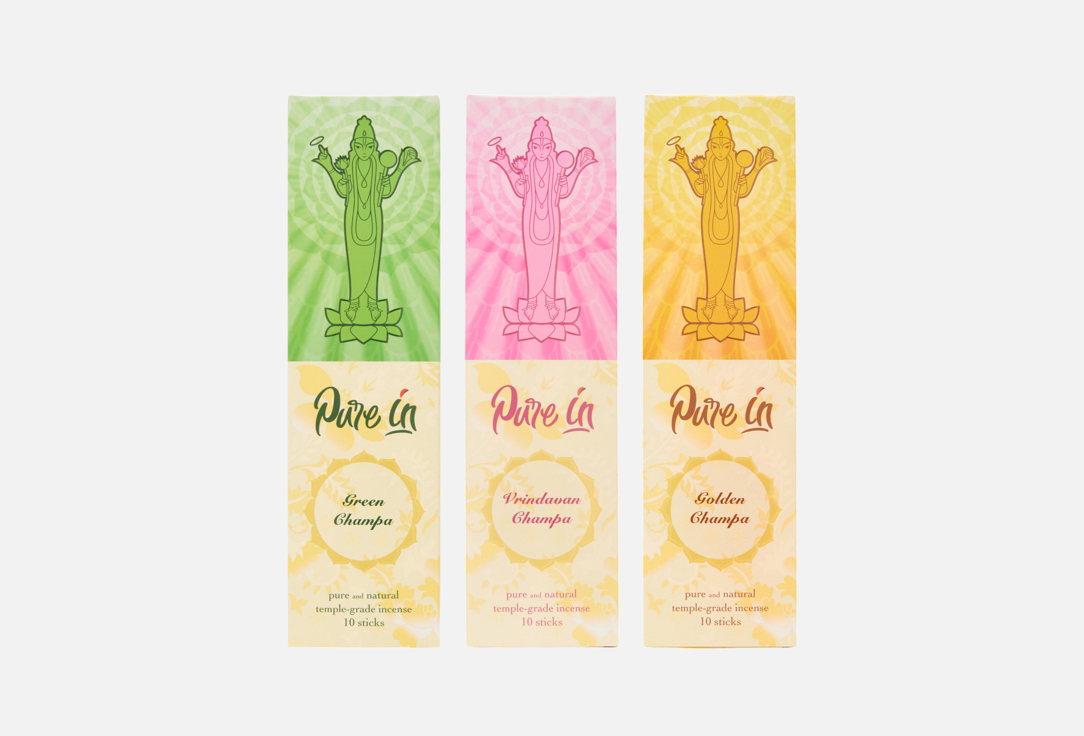 Набор благовоний PURE IN, Загадочная Индия 3 шт
Набор благовоний PURE IN, Загадочная Индия 3 шт