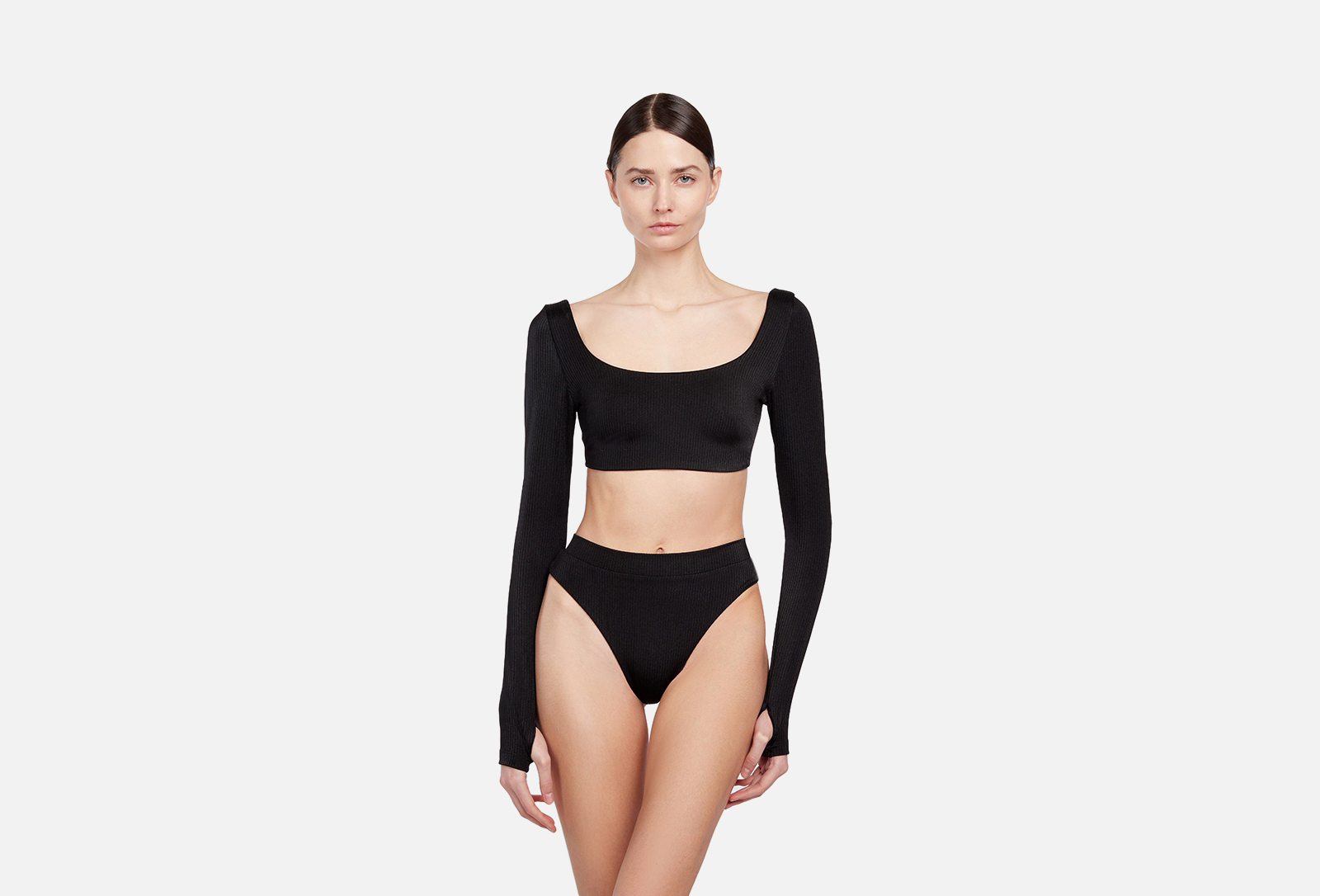 LAPEAL купальный низ DUO HIGH BIKINI Черный S купить в Москве