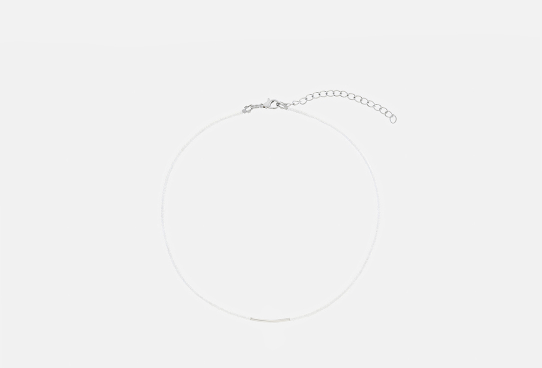 Чокер SIDORINA SOFIA ACCESSORIES, Из белого бисера с серебряной трубочкой 1 шт
Чокер SIDORINA SOFIA ACCESSORIES, Из белого бисера с серебряной трубочкой 1 шт