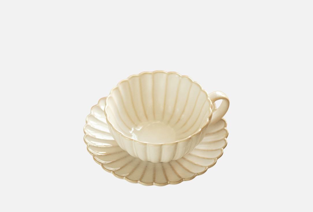 Чайная пара ROOMI, Бежевый, Хризантема 1 пар
Чайная пара ROOMI, Бежевый, Хризантема 1 пар