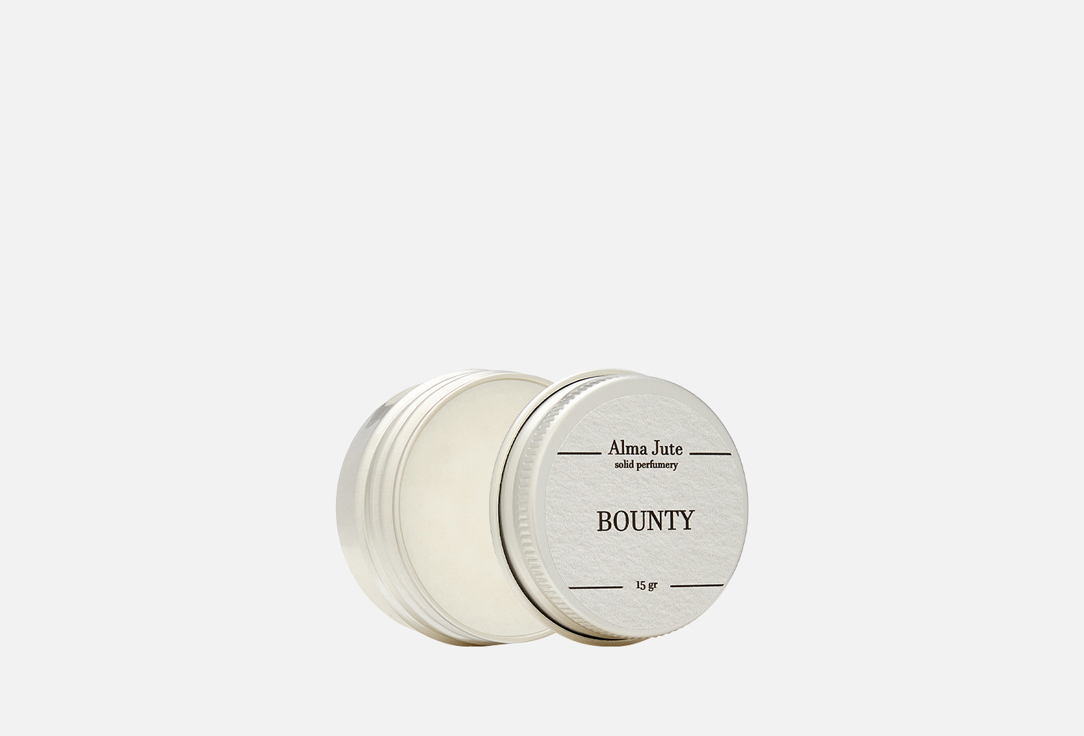 Твердые духи АLMA JUTE, Bounty 15 мл
Твердые духи АLMA JUTE, Bounty 15 мл