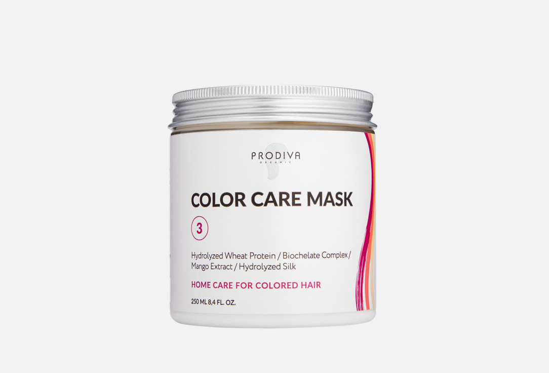 Маска для окрашенных волос PRODIVA, Color Care 250 мл
Маска для окрашенных волос PRODIVA, Color Care 250 мл