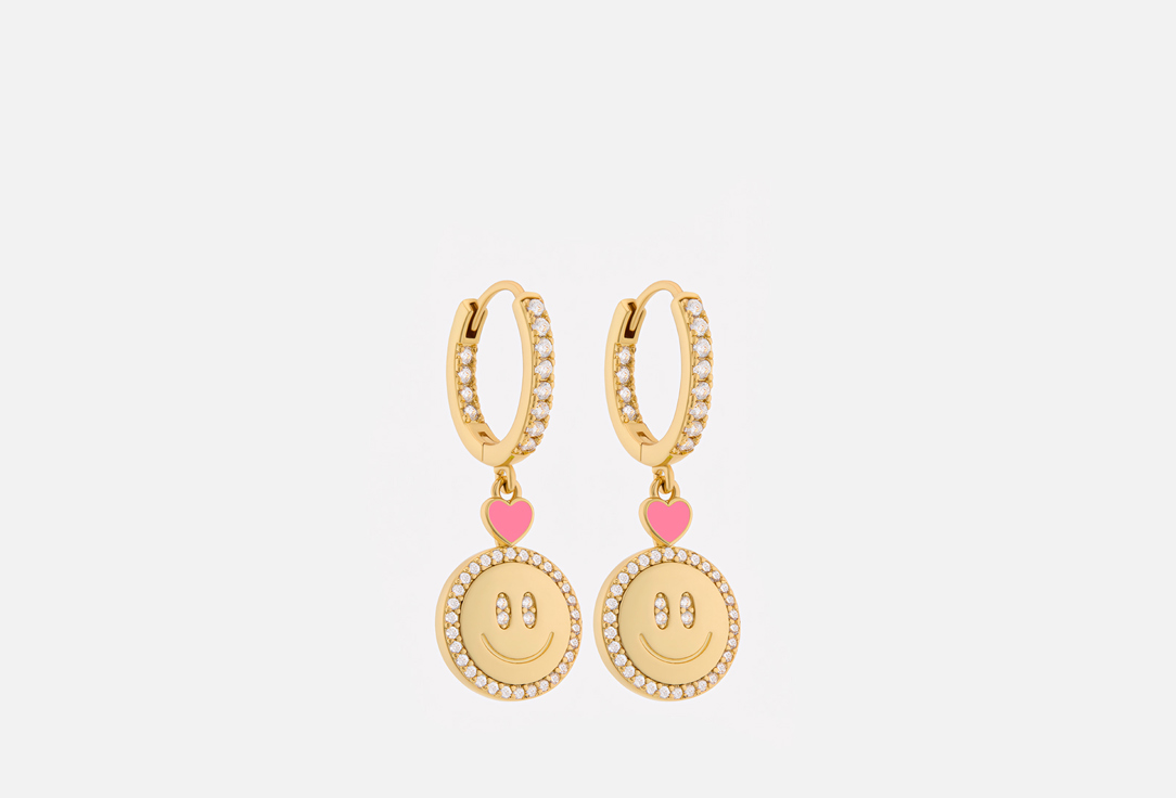 Серьги KOMSI BRAND, Emoji Love gold-pink 2 шт
Серьги KOMSI BRAND, Emoji Love gold-pink 2 шт