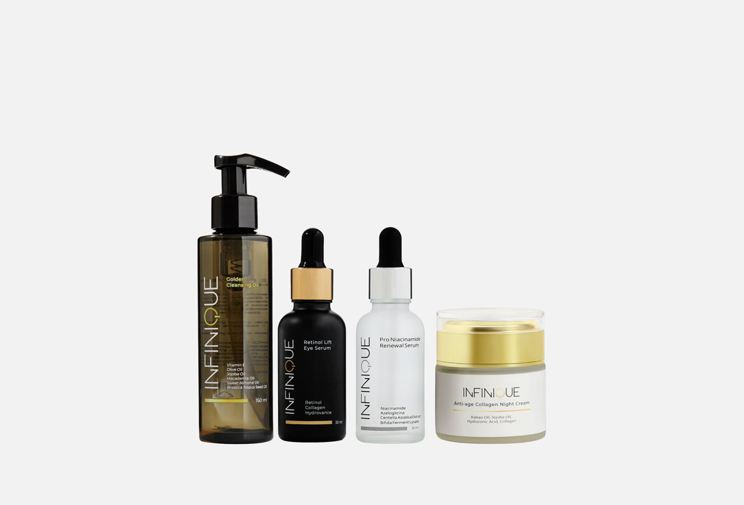 Набор для лица INFINIQUE, Set №5 4 шт
Набор для лица INFINIQUE, Set №5 4 шт