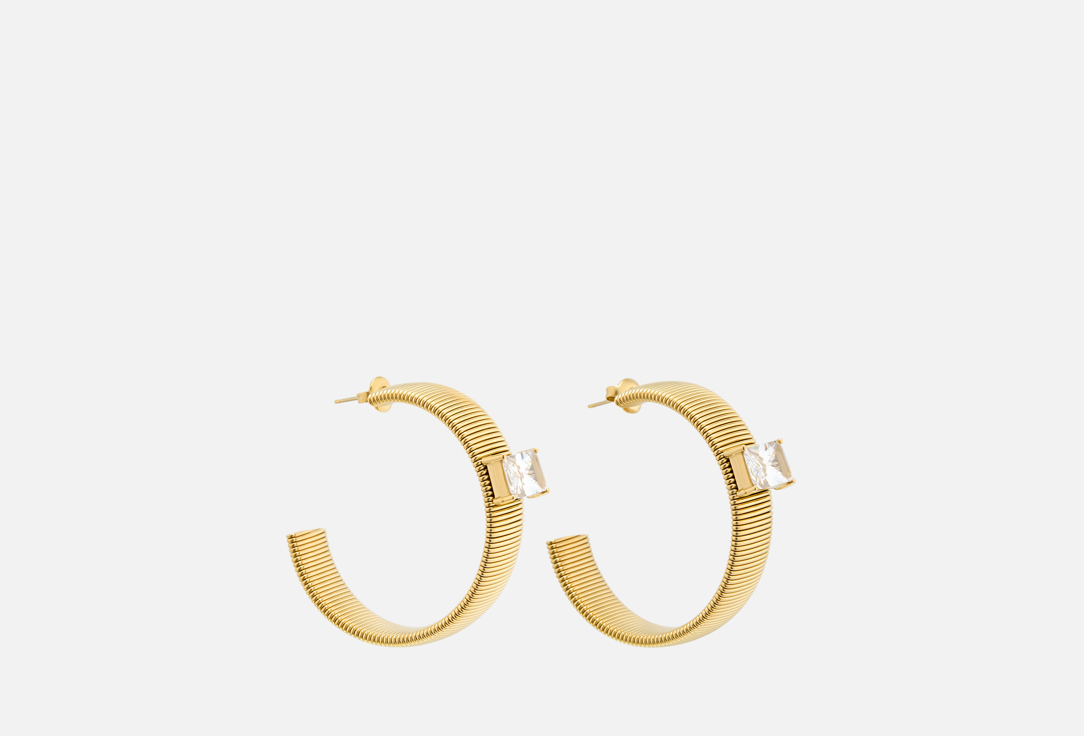 Серьги NOUVELLE MODE, Полукольца с фианитами 2 шт
Серьги NOUVELLE MODE, Полукольца с фианитами 2 шт