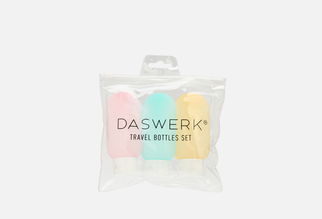 Набор дорожных флаконов 3 шт DASWERK, Travel bottles set 3 шт
Набор дорожных флаконов 3 шт DASWERK, Travel bottles set 3 шт