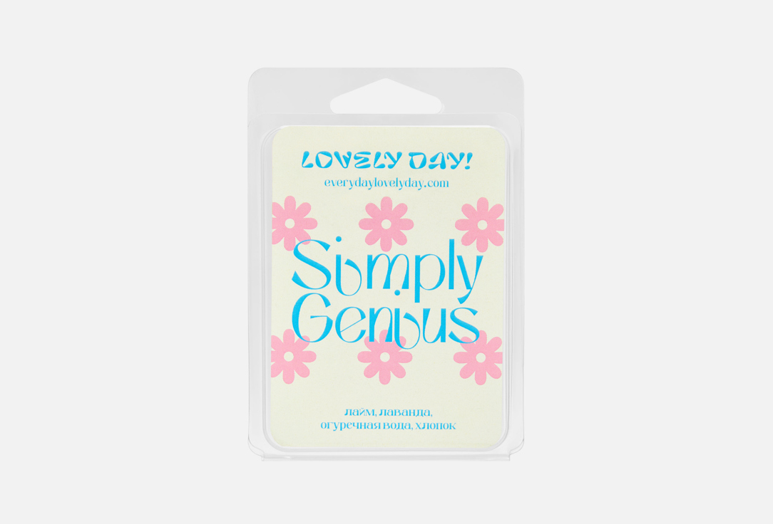 Ароматическое саше LOVELY DAY!, Simply Genius 55 г
Ароматическое саше LOVELY DAY!, Simply Genius 55 г