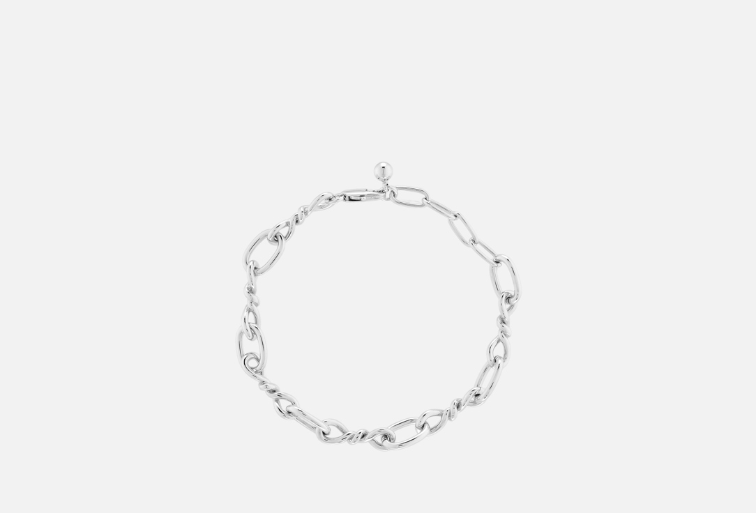 Браслет ATTRIBUTE SHOP, Овалы с узелками серебристый 1 шт
Браслет ATTRIBUTE SHOP, Овалы с узелками серебристый 1 шт
