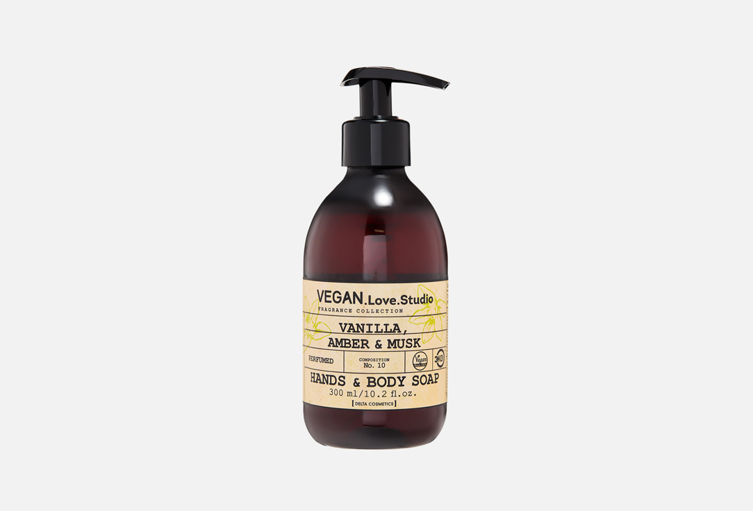 Парфюмированное жидкое мыло DELTA COSMETICS, Vanilla, Amber, Musk 300 мл
Парфюмированное жидкое мыло DELTA COSMETICS, Vanilla, Amber, Musk 300 мл