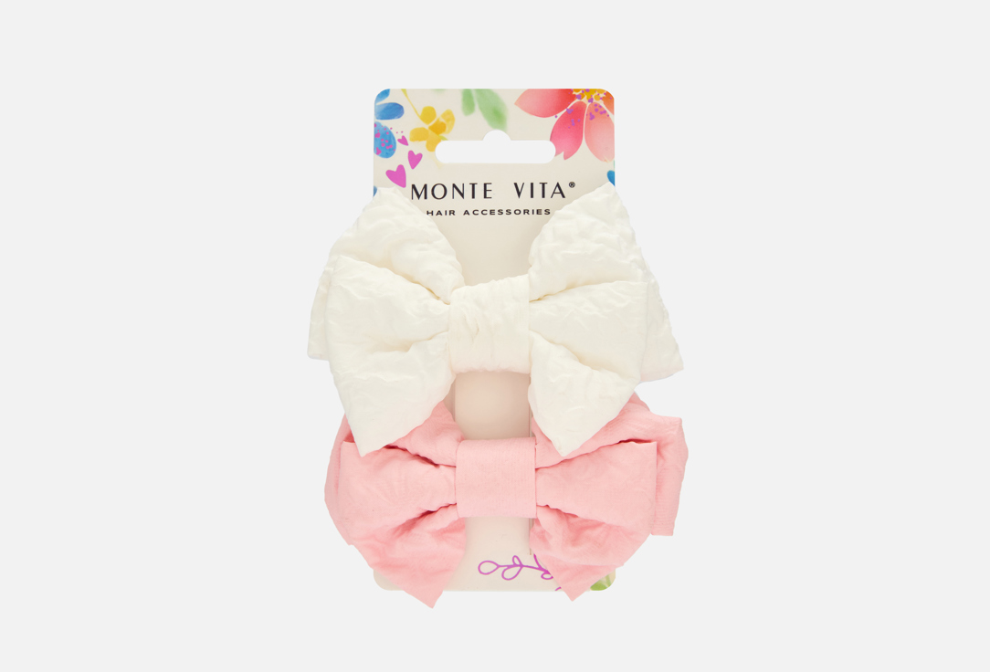 Заколки для волос MONTE VITA, Розовый, Бантики 2 шт
Заколки для волос MONTE VITA, Розовый, Бантики 2 шт