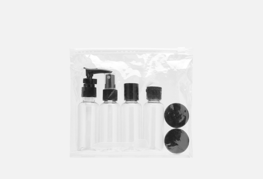 Набор дорожных флаконов YOUR HOUSER, TRAVEL SET black 6 шт
Набор дорожных флаконов YOUR HOUSER, TRAVEL SET black 6 шт