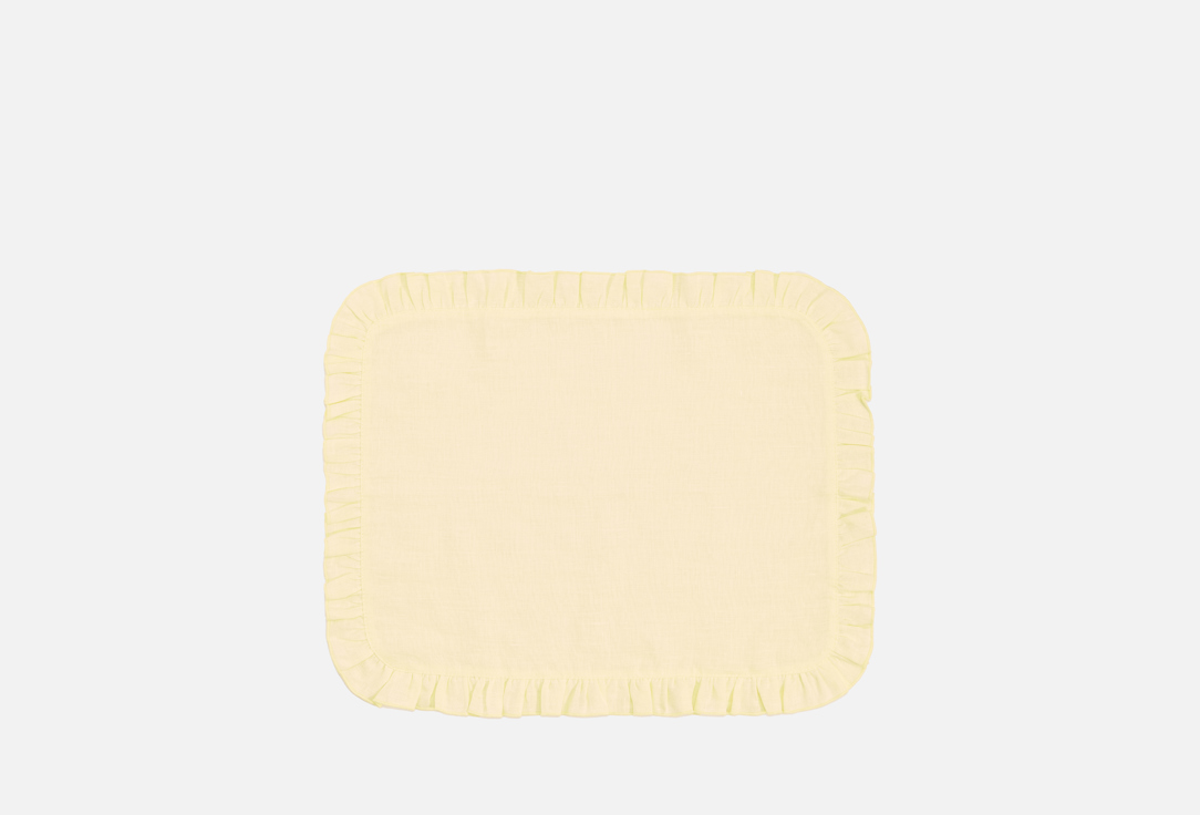 салфетка льняная LENJULEN, Желтый, С рюшами, butter, 40x50 см 1 шт
салфетка льняная LENJULEN, Желтый, С рюшами, butter, 40x50 см 1 шт