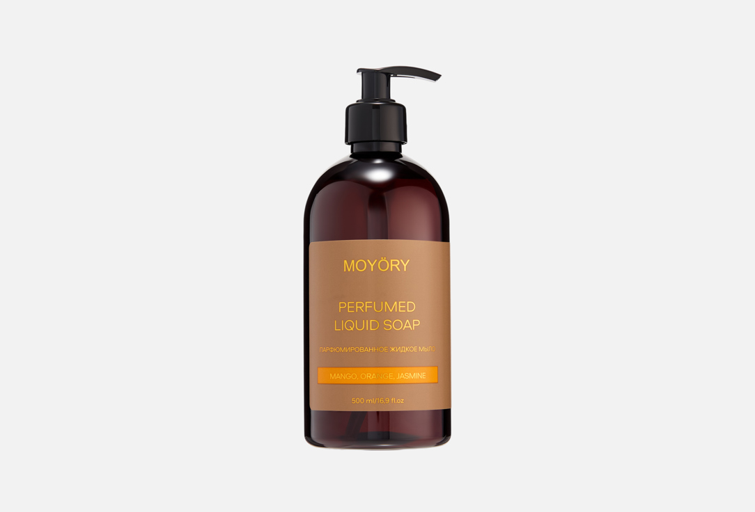 Парфюмированное жидкое мыло MOYORY, Mango & orange & jasmine 500 мл
Парфюмированное жидкое мыло MOYORY, Mango & orange & jasmine 500 мл