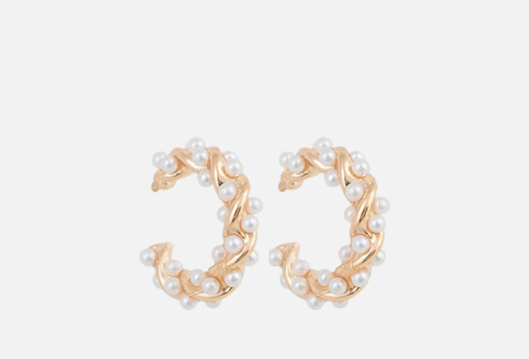 Серьги MARMALATO, Полукольца с бусинами 2 шт
Серьги MARMALATO, Полукольца с бусинами 2 шт