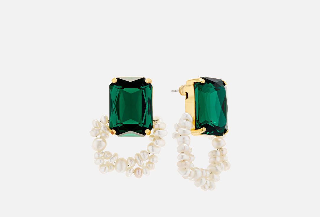 Серьги 19.STONE, Кристалл с жемчугом 2 шт
Серьги 19.STONE, Кристалл с жемчугом 2 шт