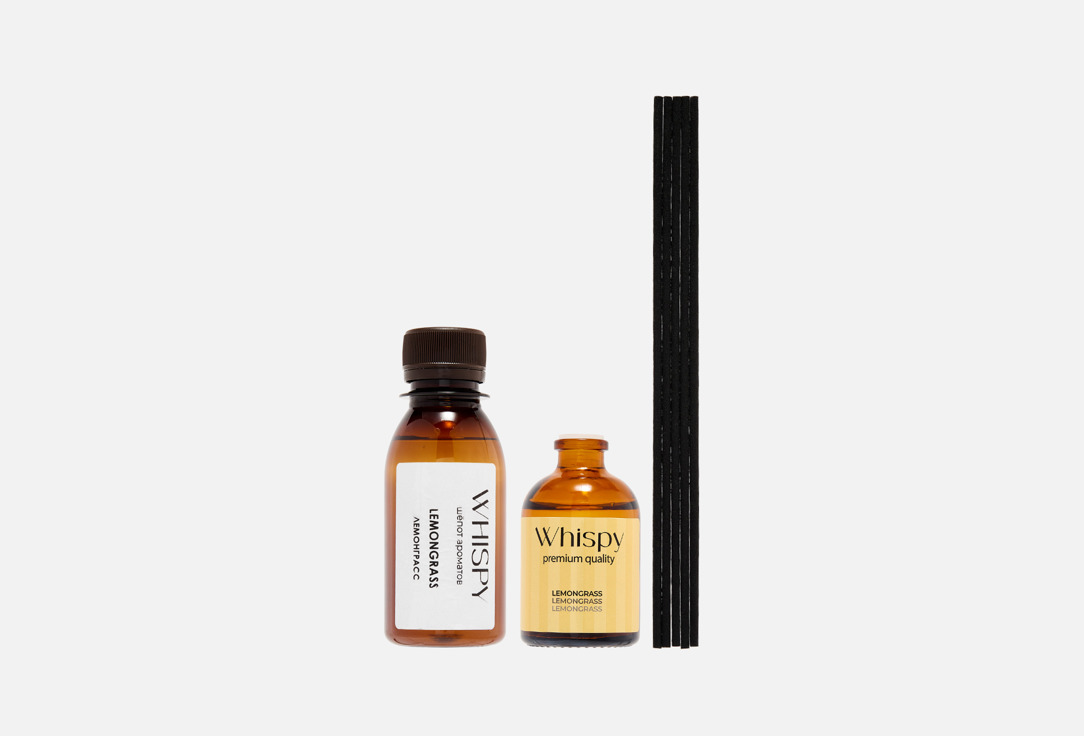 Ароматический диффузор и рефил WHISPY, Лемонграсс 2 шт
Ароматический диффузор и рефил WHISPY, Лемонграсс 2 шт