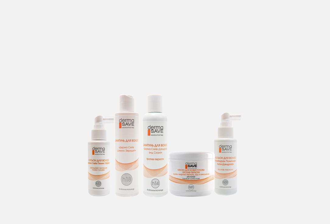 Набор для волос против перхоти DERMASAVE, Трихологический 5 шт
Набор для волос против перхоти DERMASAVE, Трихологический 5 шт