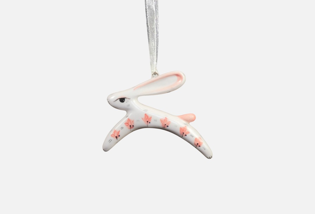 Елочная игрушка TO BE CERAMICA, Принт, Зайчик оранжевый тюльпан 1 шт
Елочная игрушка TO BE CERAMICA, Принт, Зайчик оранжевый тюльпан 1 шт