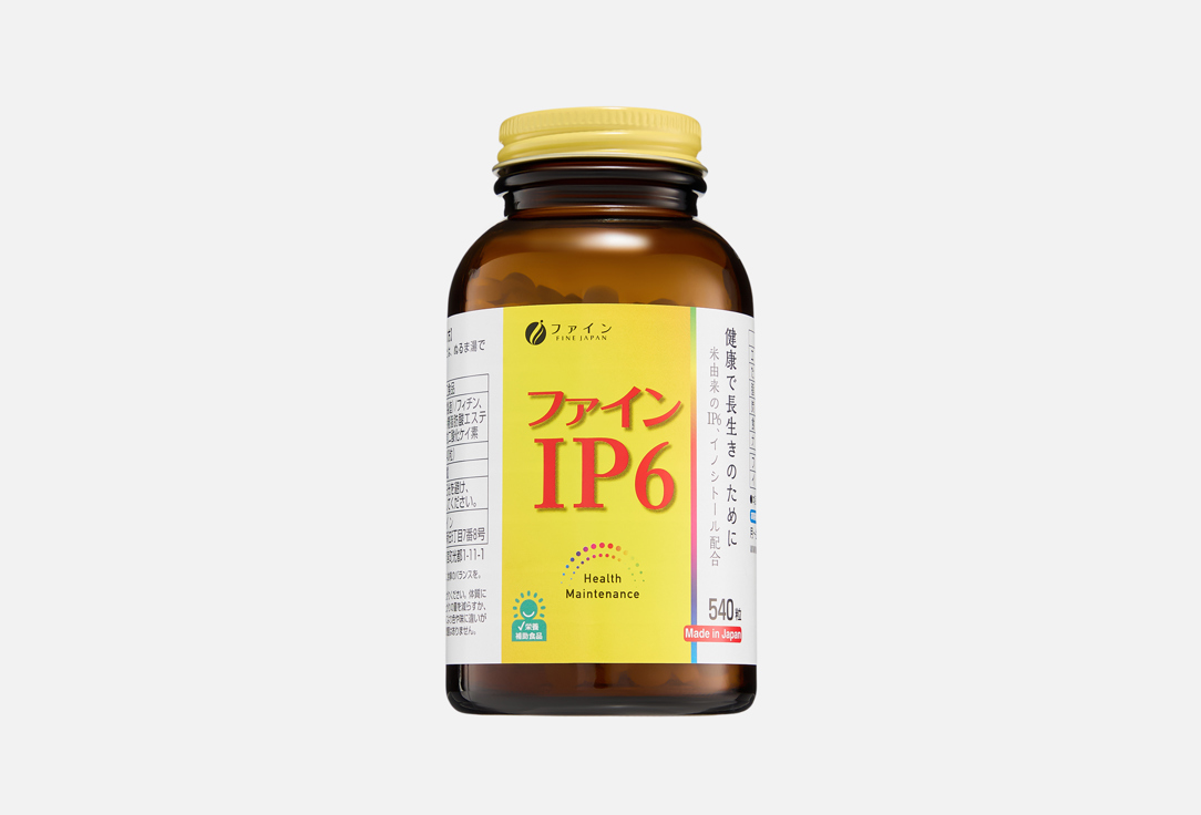 Инозитол FINE JAPAN, IP6 417 мг в таблетках 540 шт
Инозитол FINE JAPAN, IP6 417 мг в таблетках 540 шт